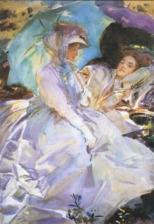 John Singer Sargent Reading (mk18)